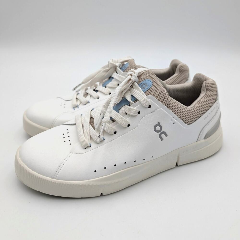 On The Roger Advantage Tennis Sneaker Shoes Women's White Size US8.5 EU40